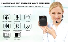 S278 UHF Wireless Voice Amplifier – 15W Portable PA System with Bluetooth 5.0 & Recording | WinBridge