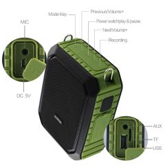 M800 UHF Wireless 18W Voice Amplifier – IPX5 Waterproof Outdoor PA System | WinBridge