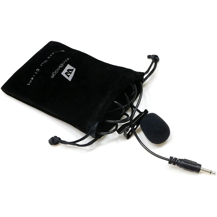 S6 3.5mm Lavalier Microphone – Clip-On Wired Lapel Mic for Voice Amplifiers | WinBridge