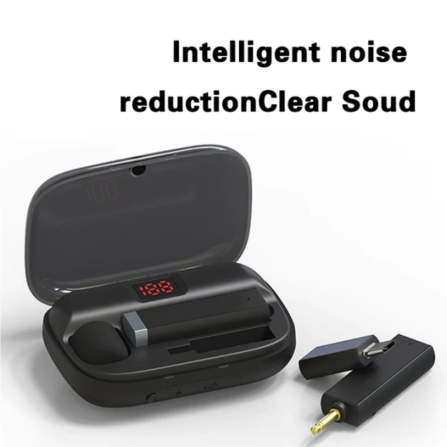 M10 Wireless Lavalier Microphone – Bluetooth Clip-On Mic with Charging Case for iPhone & Android | WinBridge