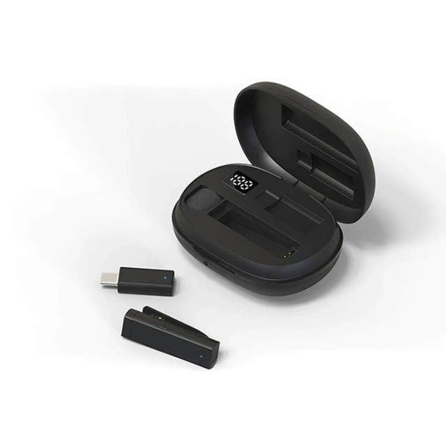 M10 Wireless Lavalier Microphone – Bluetooth Clip-On Mic with Charging Case for iPhone & Android | WinBridge