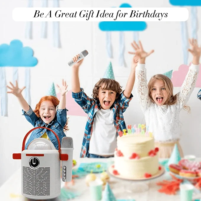 T7 Portable Karaoke Speaker with Dual Bluetooth Microphones – LED Party System | WinBridge