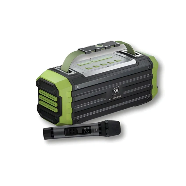 K30 60W Portable Bluetooth Speaker with UHF Wireless Microphone – IPX4 Outdoor Party System | WinBridge