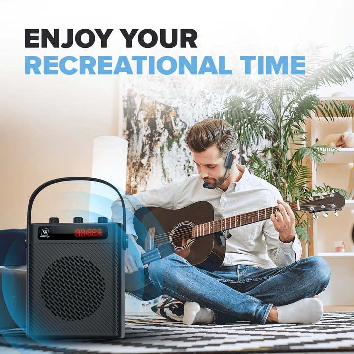 S95 40W Bluetooth 5.3 Voice Amplifier with Dual Wireless Microphones | WinBridge