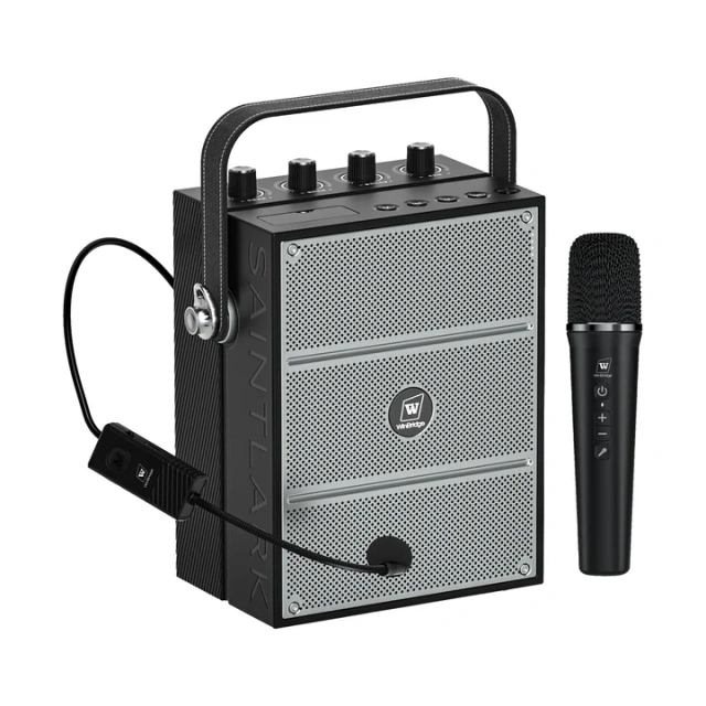 S97 60W Portable PA System with Dual Wireless Microphones | WinBridge