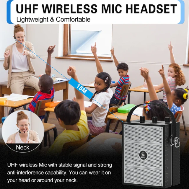 S17 UHF Wireless Headset Microphone for S93 / S95 / S97 / S98 Series | WinBridge