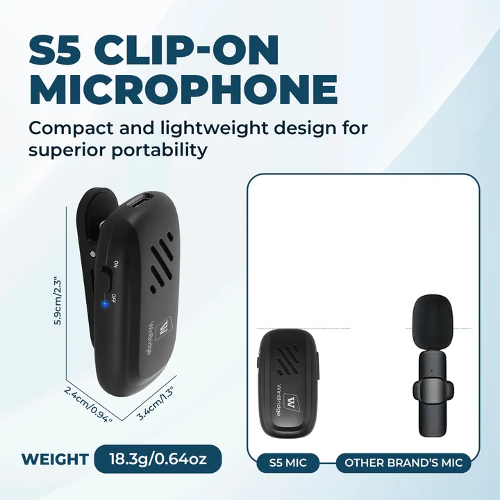 WB005 15W Portable Voice Amplifier with Wireless Lavalier Microphone | WinBridge