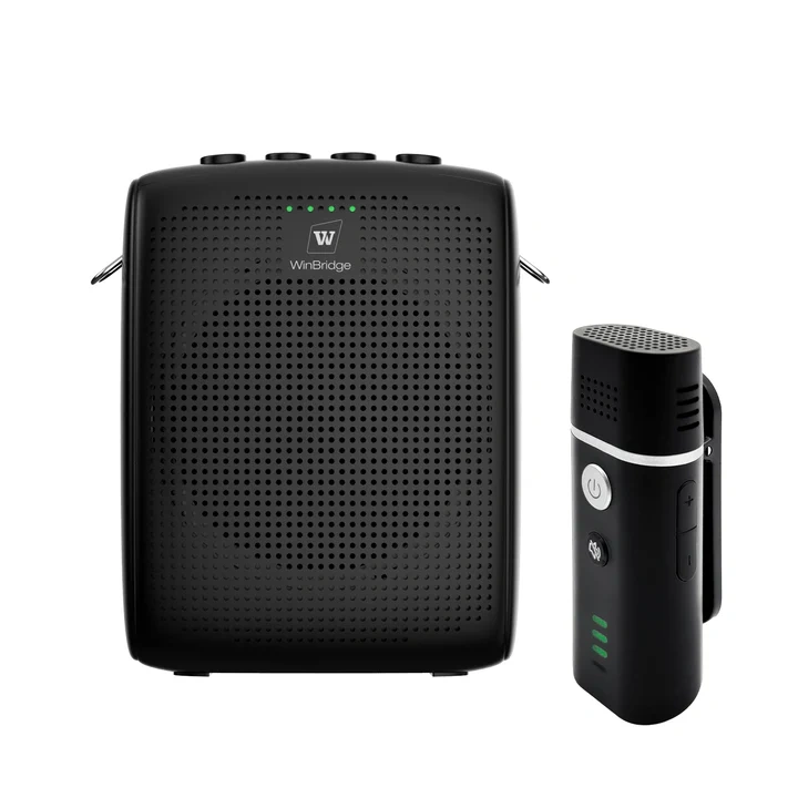WB006 15W Portable Voice Amplifier with Wireless Lavalier Microphone | WinBridge