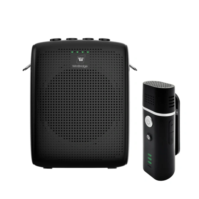 WB006 15W Portable Voice Amplifier with Wireless Lavalier Microphone | WinBridge