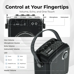 S100 70W Portable PA System with Wireless Handheld Microphone | WinBridge