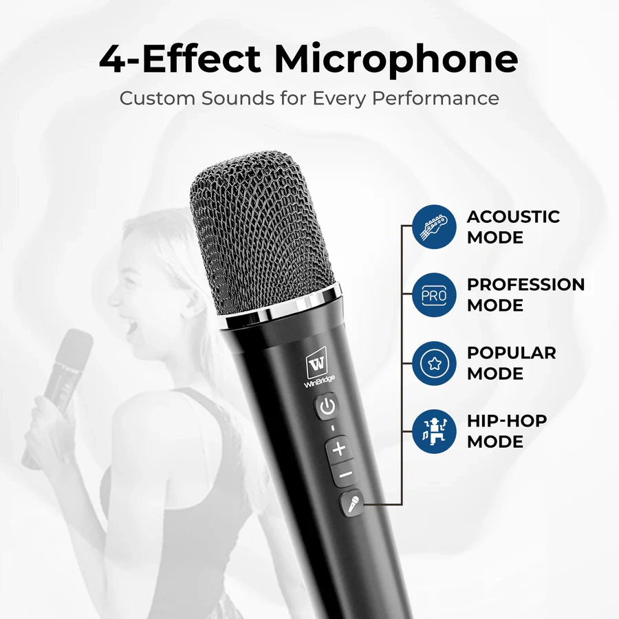 S100 70W Portable PA System with Wireless Handheld Microphone | WinBridge
