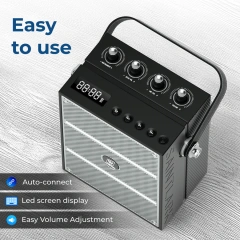 S99 100W Portable PA System with Dual Wireless Handheld Microphones | WinBridge