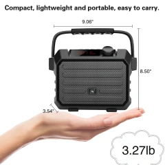 H5 Plus 30W UHF Wireless Voice Amplifier – Professional Portable PA System with Dual Microphone Kit | WinBridge