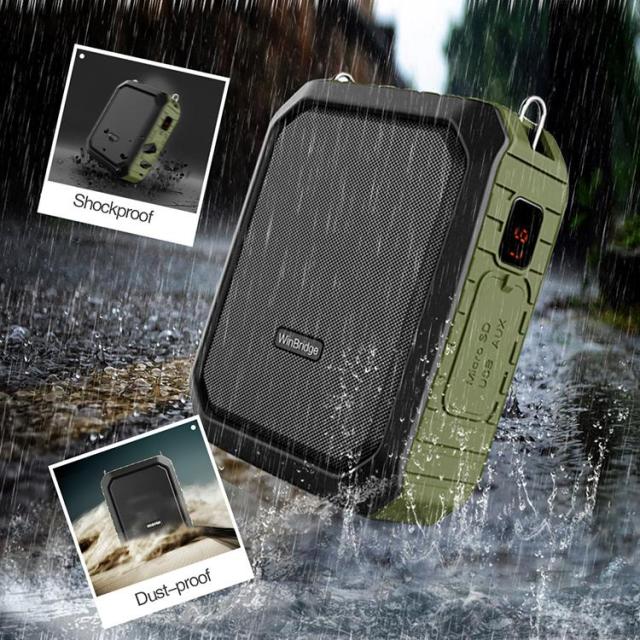 M800 UHF Wireless 18W Voice Amplifier – IPX5 Waterproof Outdoor PA System | WinBridge