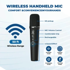 S93 Pro 30W Bluetooth Voice Amplifier with Wireless Handheld Microphone | WinBridge