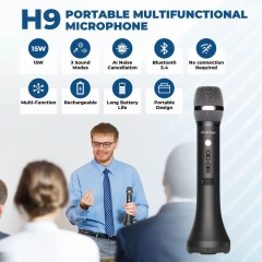 H9 15W Wireless Microphone & Mini PA System | WinBridge
