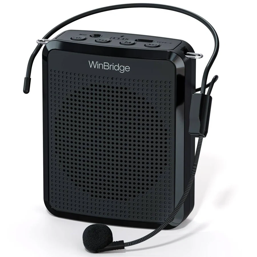WB008 15W Bluetooth Voice Amplifier with Wired Headset Microphone | WinBridge