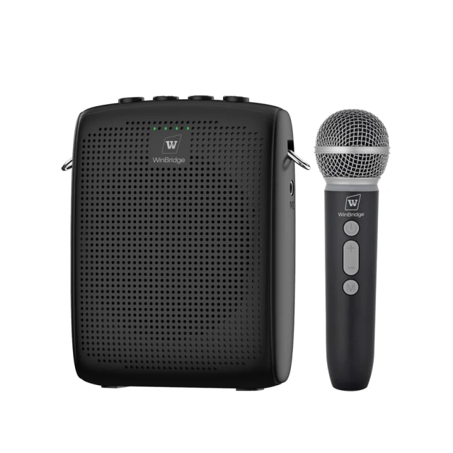 WB009 Wireless Voice Amplifier with Handheld Mic – Portable Bluetooth PA Speaker | WinBridge