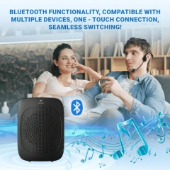 C007 Wireless Voice Amplifier with Earhook Mic – 15W Portable PA System | WinBridge