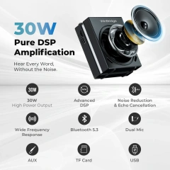 S91 30W Dual Mic Portable PA System – Wireless Voice Amplifier & Karaoke Speaker | WinBridge