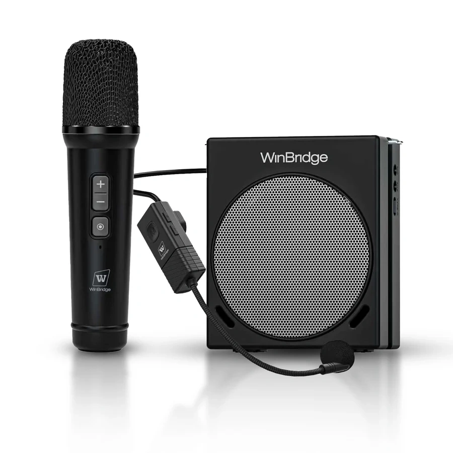 S91 30W Dual Mic Portable PA System – Wireless Voice Amplifier & Karaoke Speaker | WinBridge