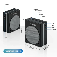 S90 30W Dual Mic Portable PA System – Wireless Voice Amplifier & Bluetooth Speaker | WinBridge