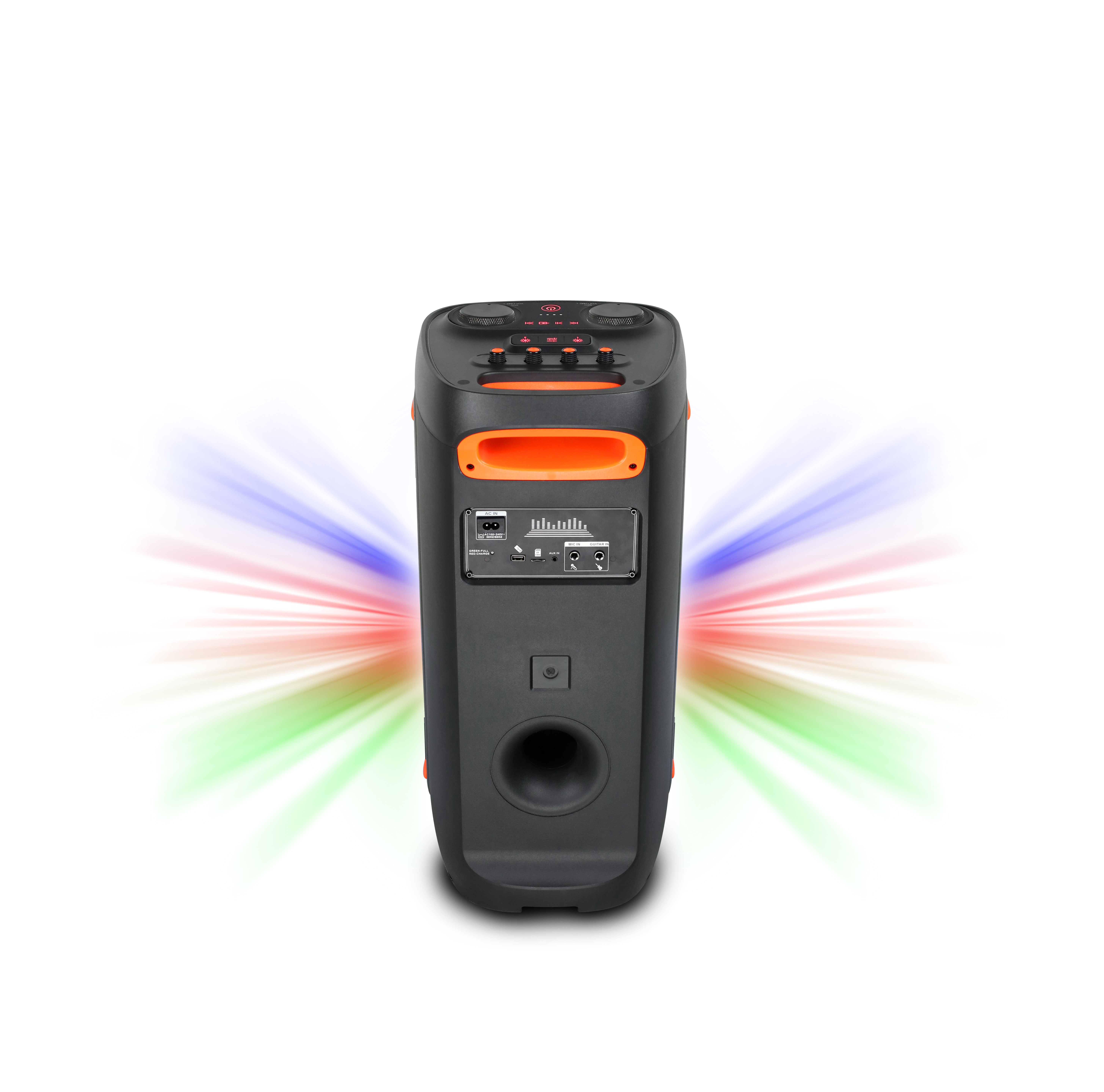WB-611L 60W Portable Bluetooth Karaoke Speaker with RGB Lights and Dual Speakers for Parties Home and Events | WinBridge