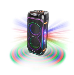WB-812 120W Portable Bluetooth Karaoke Speaker with RGB Lights and Dual Speakers for Parties Home and Events | WinBridge