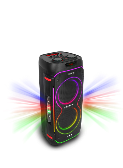 WB-1015 120W Large Bluetooth Karaoke Speaker with RGB Lights and Dual Speakers for Parties Home and Events | WinBridge