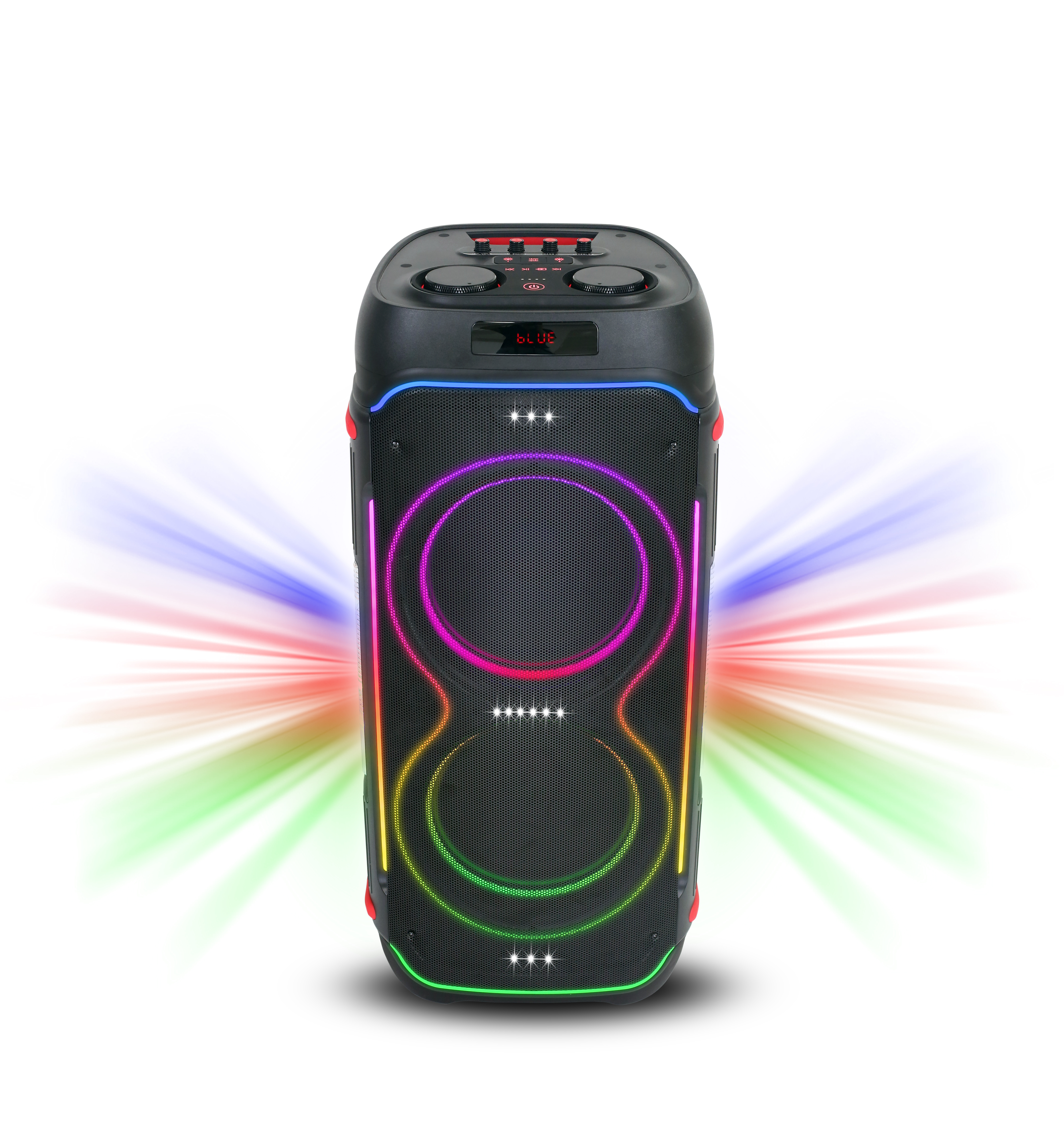 WB-1015 120W Large Bluetooth Karaoke Speaker with RGB Lights and Dual Speakers for Parties Home and Events | WinBridge