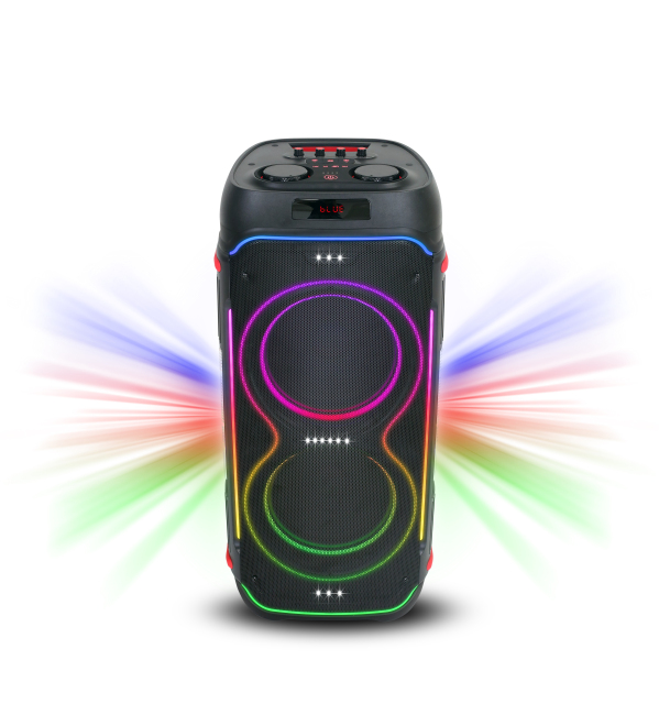 WB-1015 120W Large Bluetooth Karaoke Speaker with RGB Lights and Dual Speakers for Parties Home and Events | WinBridge