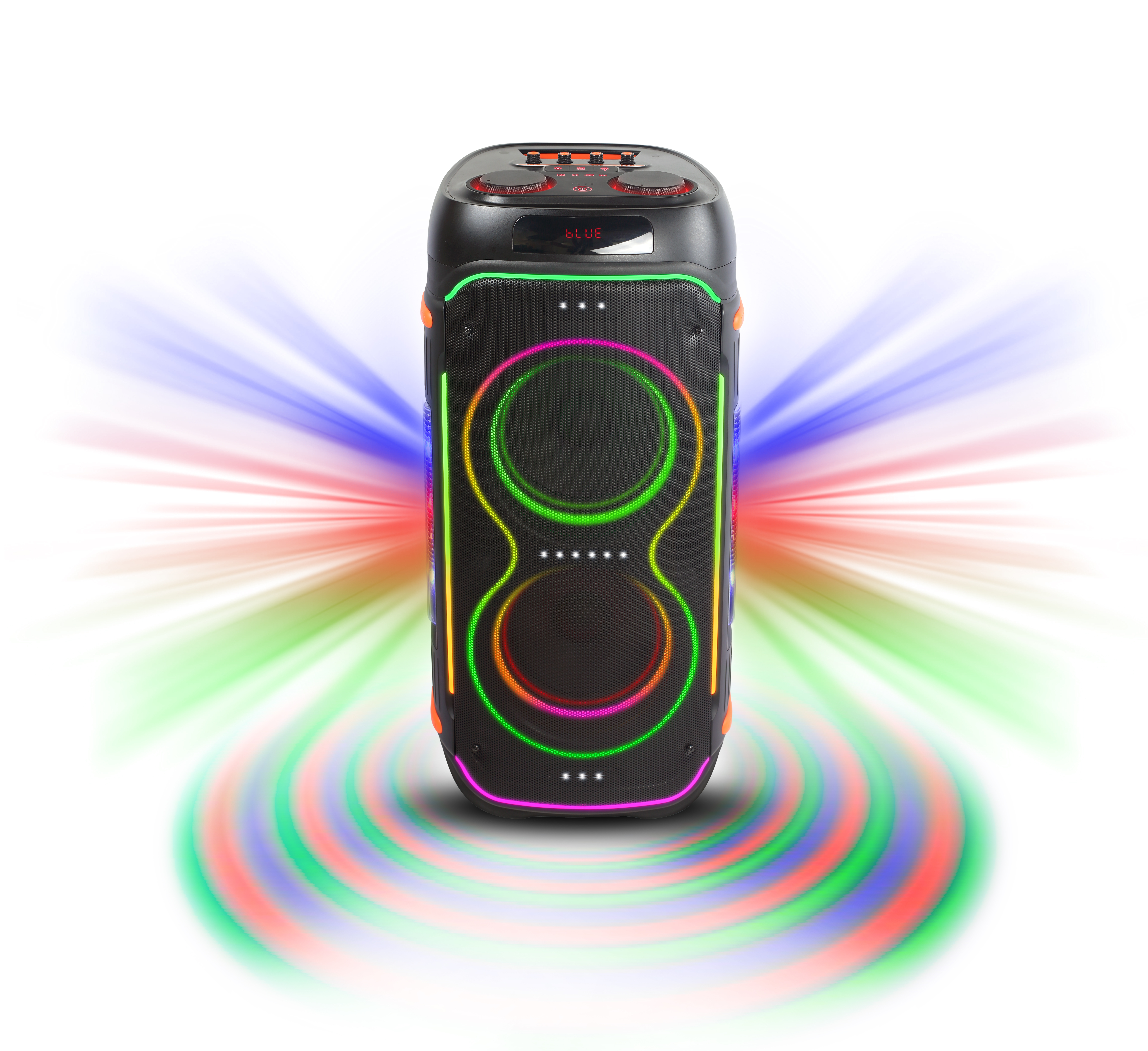 WB-812 120W Portable Bluetooth Karaoke Speaker with RGB Lights and Dual Speakers for Parties Home and Events | WinBridge