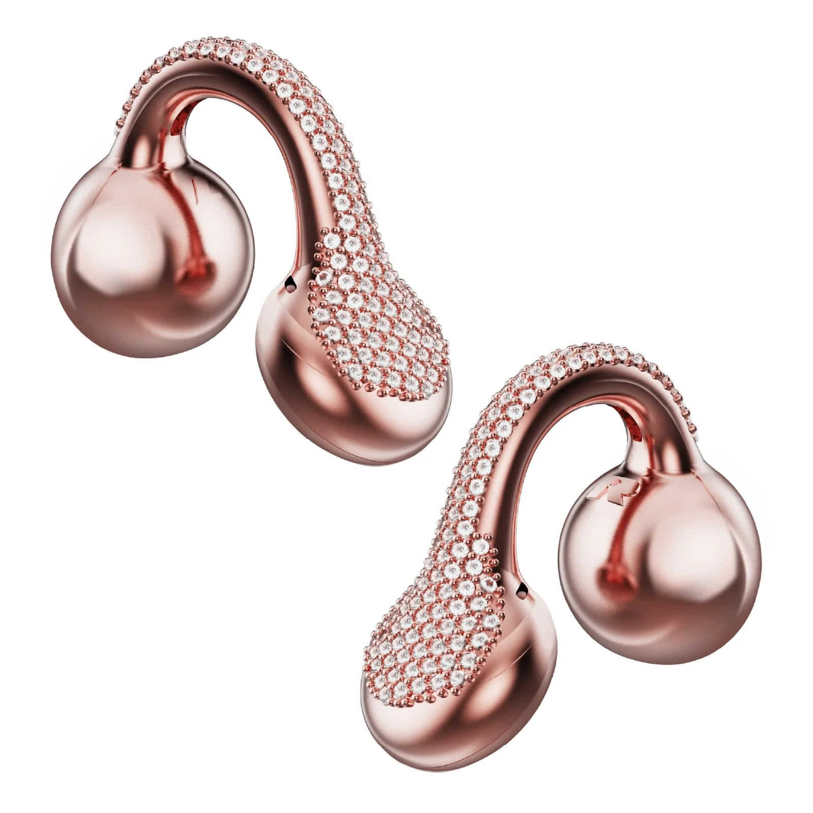 LUX04 Bluetooth 6.0 Jewelry Style Clip On Open Ear Wireless Earbuds for Women with Comfortable Fit for Daily Use Travel and Gifts | WinBridge