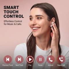 LUX01PK Bluetooth 6.0 Jewelry Style Wireless Earbuds with Semi Open Design for Daily Use Travel and Gifts | WinBridge