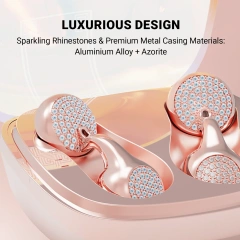 LUX01PK Bluetooth 6.0 Jewelry Style Wireless Earbuds with Semi Open Design for Daily Use Travel and Gifts | WinBridge