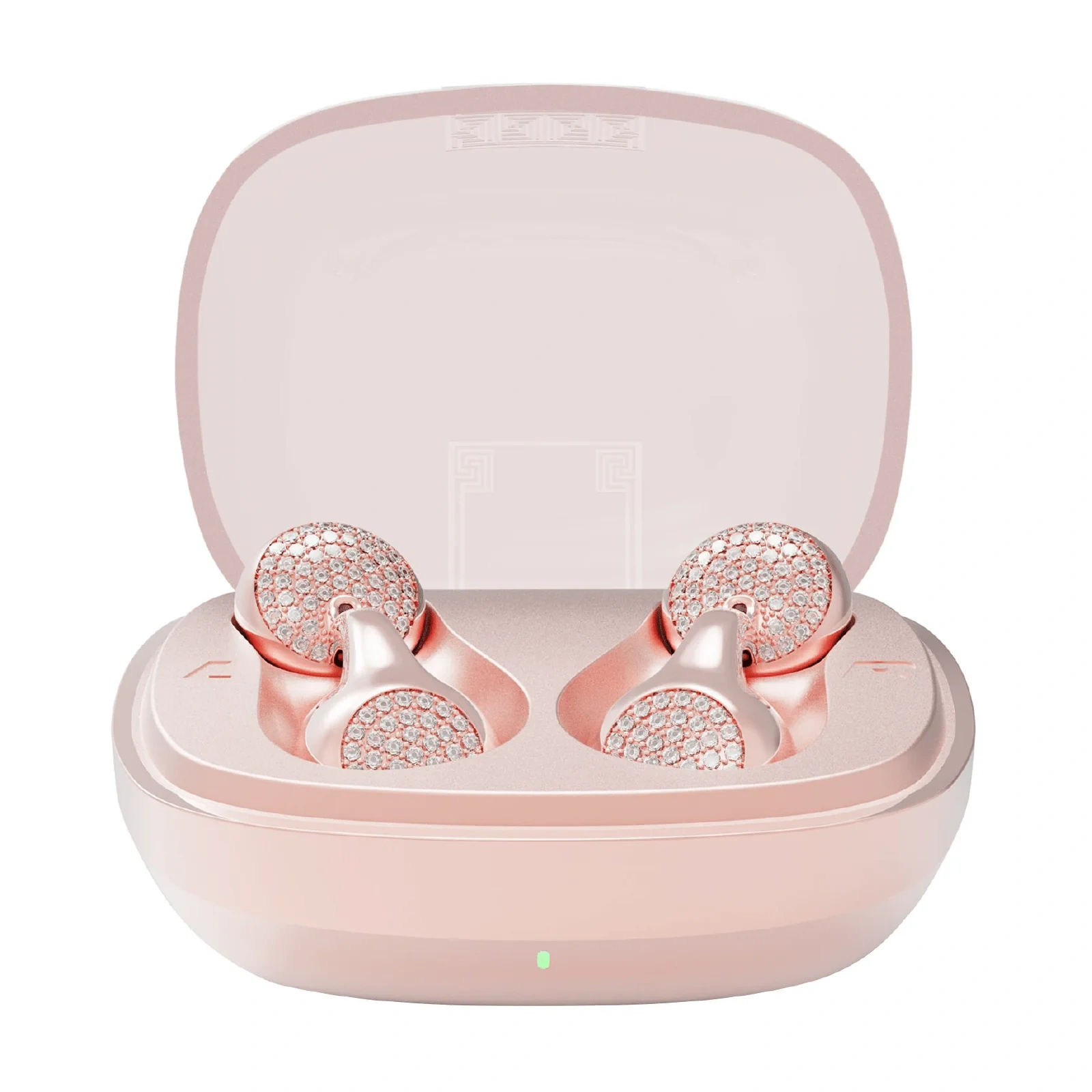 LUX01PK Bluetooth 6.0 Jewelry Style Wireless Earbuds with Semi Open Design for Daily Use Travel and Gifts | WinBridge