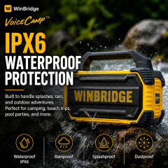 K400 150W Waterproof Portable PA System with Dual Wireless Microphones | WinBridge