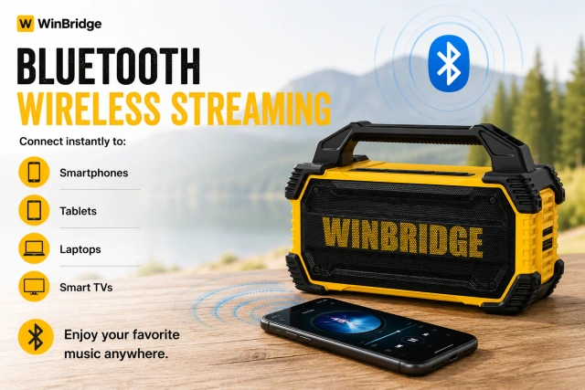 K400 150W Waterproof Portable PA System with Dual Wireless Microphones | WinBridge