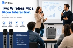 S25 Wireless Handheld Microphones for S200 / K400 PA Speaker Systems | WinBridge