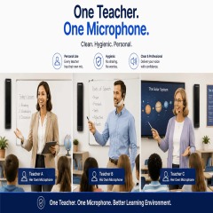 VE90 Classroom Voice Amplification System with Wireless Teacher Microphone & Bluetooth | WinBridge