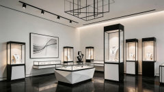 Black & White Elegance Jewelry Store Display Showcase Australian Jewelry Showroom Project,Bestyledisplay,Black & White Elegance Jewelry Store Display Showcase Australian Jewelry Showroom Project