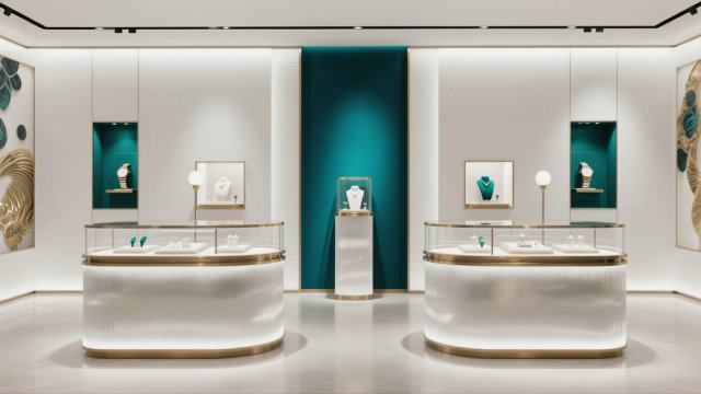 High-End Jewelry Store Display Furniture Concept Customize Full Store Display Showcase,Bestyledisplay,High-End Jewelry Store Display Furniture Concept Customize Full Store Display Showcase