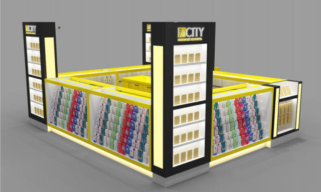 Customize Wireless Mobile & Accessories Counter Retail Mall Kiosk Display Solution,Bestyledisplay,Customize Wireless Mobile & Accessories Counter Retail Mall Kiosk Display Solution