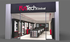 FunTech UK Retail Store: Custom Mobile & Accessories Display Counter Project,Bestyledisplay,FunTech UK Retail Store: Custom Mobile & Accessories Display Counter Project