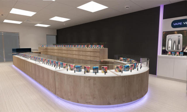 Vape Vend New Zealand Glass Cabinets Custom Vape Store Display Counter Project,Bestyledisplay,Vape Vend New Zealand Glass Cabinets Custom Vape Store Display Counter Project