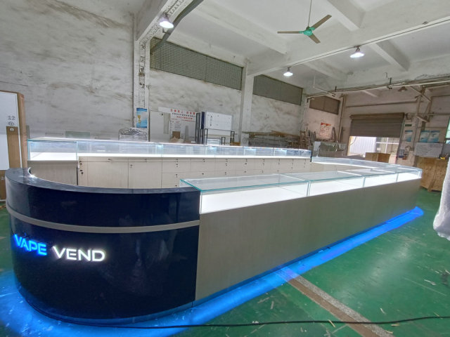 Vape Vend New Zealand Glass Cabinets Custom Vape Store Display Counter Project,Bestyledisplay,Vape Vend New Zealand Glass Cabinets Custom Vape Store Display Counter Project