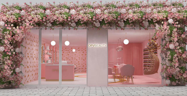 Custom Nail Salon Store Counter Design Luxury Manicure Shop Fixtures,Bestyledisplay,Custom Nail Salon Store Counter Design Luxury Manicure Shop Fixtures