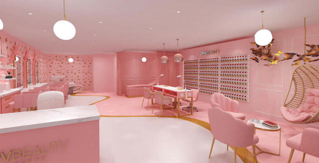 Custom Nail Salon Store Counter Design Luxury Manicure Shop Fixtures,Bestyledisplay,Custom Nail Salon Store Counter Design Luxury Manicure Shop Fixtures