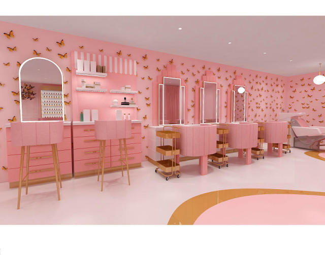 Custom Nail Salon Store Counter Design Luxury Manicure Shop Fixtures,Bestyledisplay,Custom Nail Salon Store Counter Design Luxury Manicure Shop Fixtures