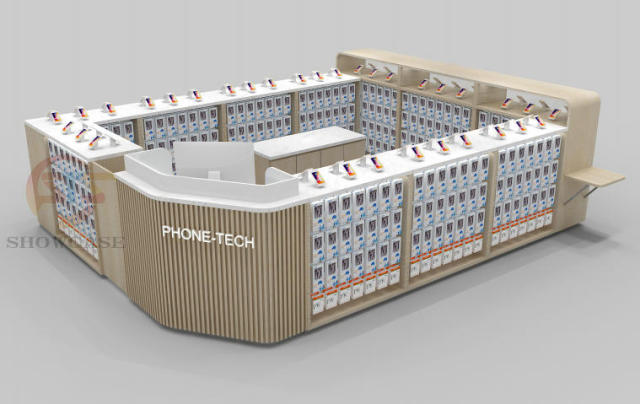 European Luxury Mobile Phone Accessories Kiosk | Custom Experience & Checkout Integrated Kiosk,Bestyledisplay,European Luxury Mobile Phone Accessories Kiosk | Custom Experience & Checkout Integrated Kiosk